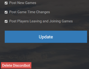The Division 2 Discord Bot Settings